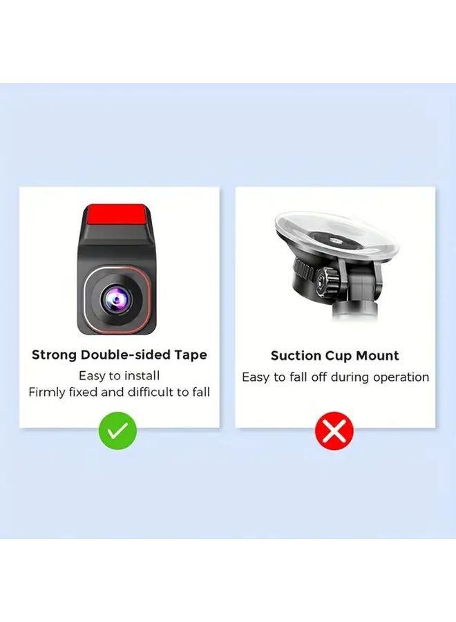 Ouyaaqii HD 720P Dual Camera Car Dash Cam with Infrared Night Vision 32G Card - Image 5